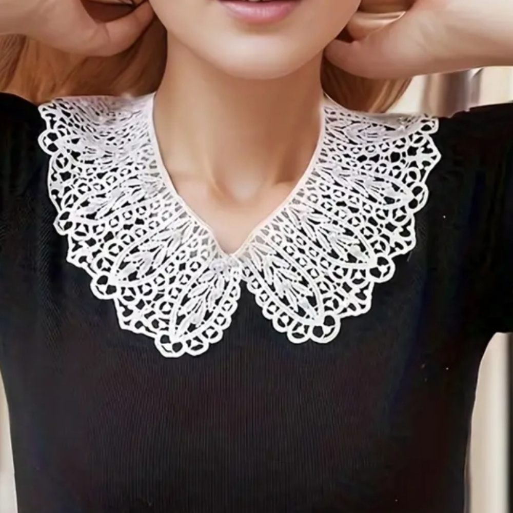 DETACHABLE LACE COLLAR DRESS UP ANY DRESS OR SWEATER DETACHABLE #1